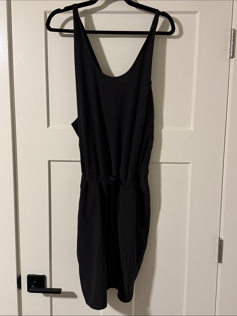 Patagonia Black Dress with Drawstring Waist